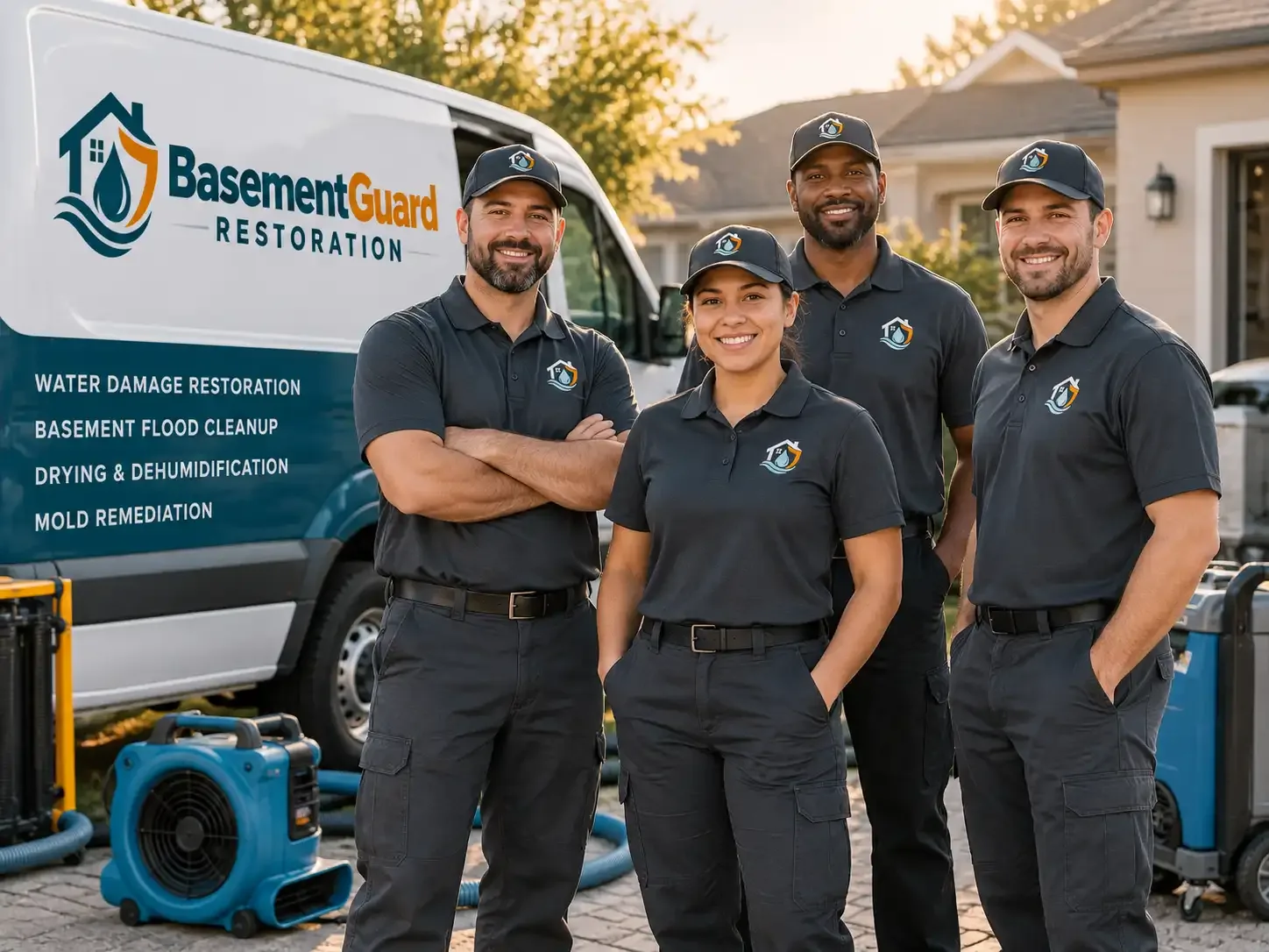 Basement Water Damage Restoration company in Manderson, SD